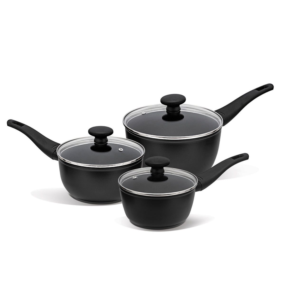 An image of Thermo Smart 3 Piece Saucepan Set