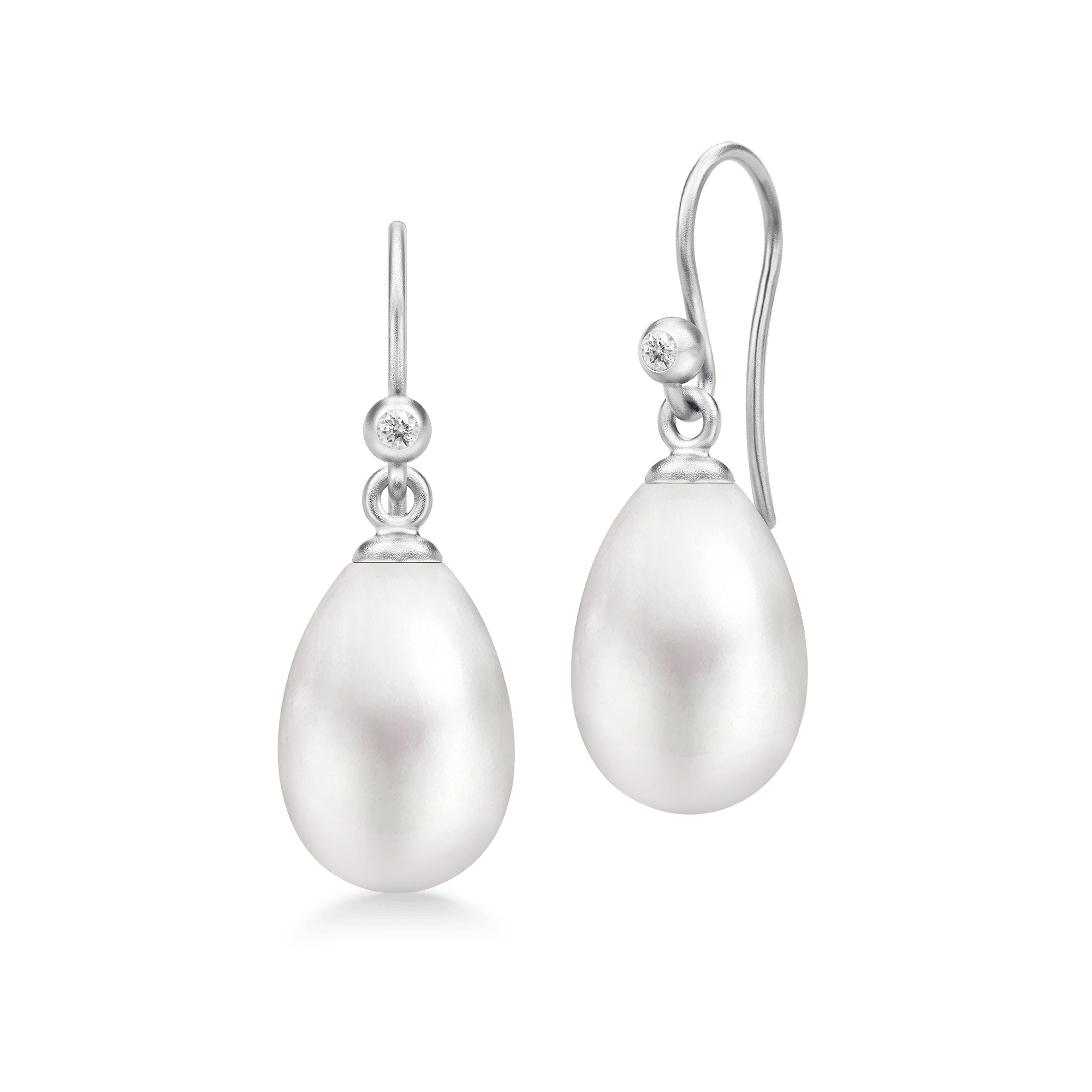 Billede af Afrodite Earrings White Pearl hos Julie Sandlau