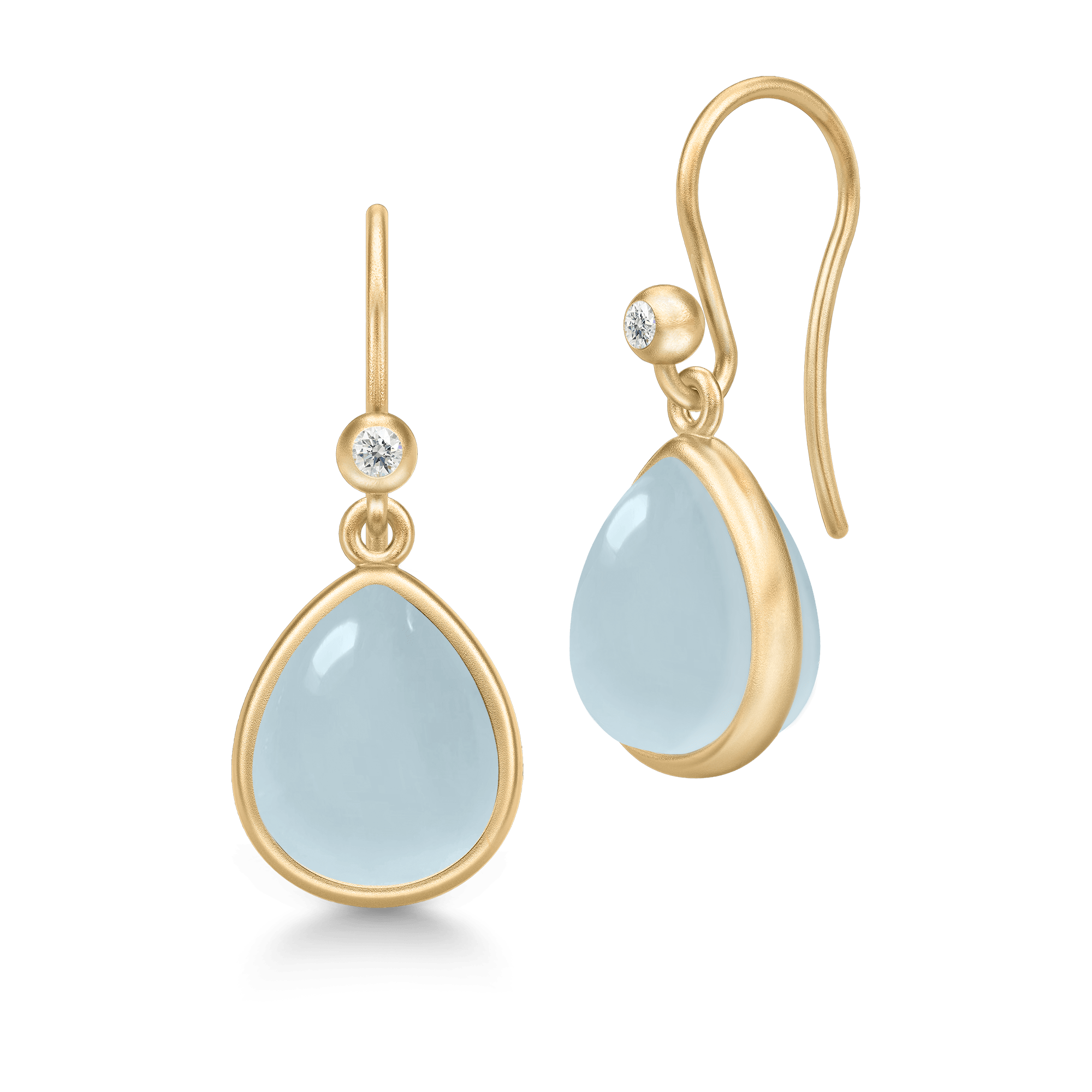 Billede af Paloma Earrings Aqua blue