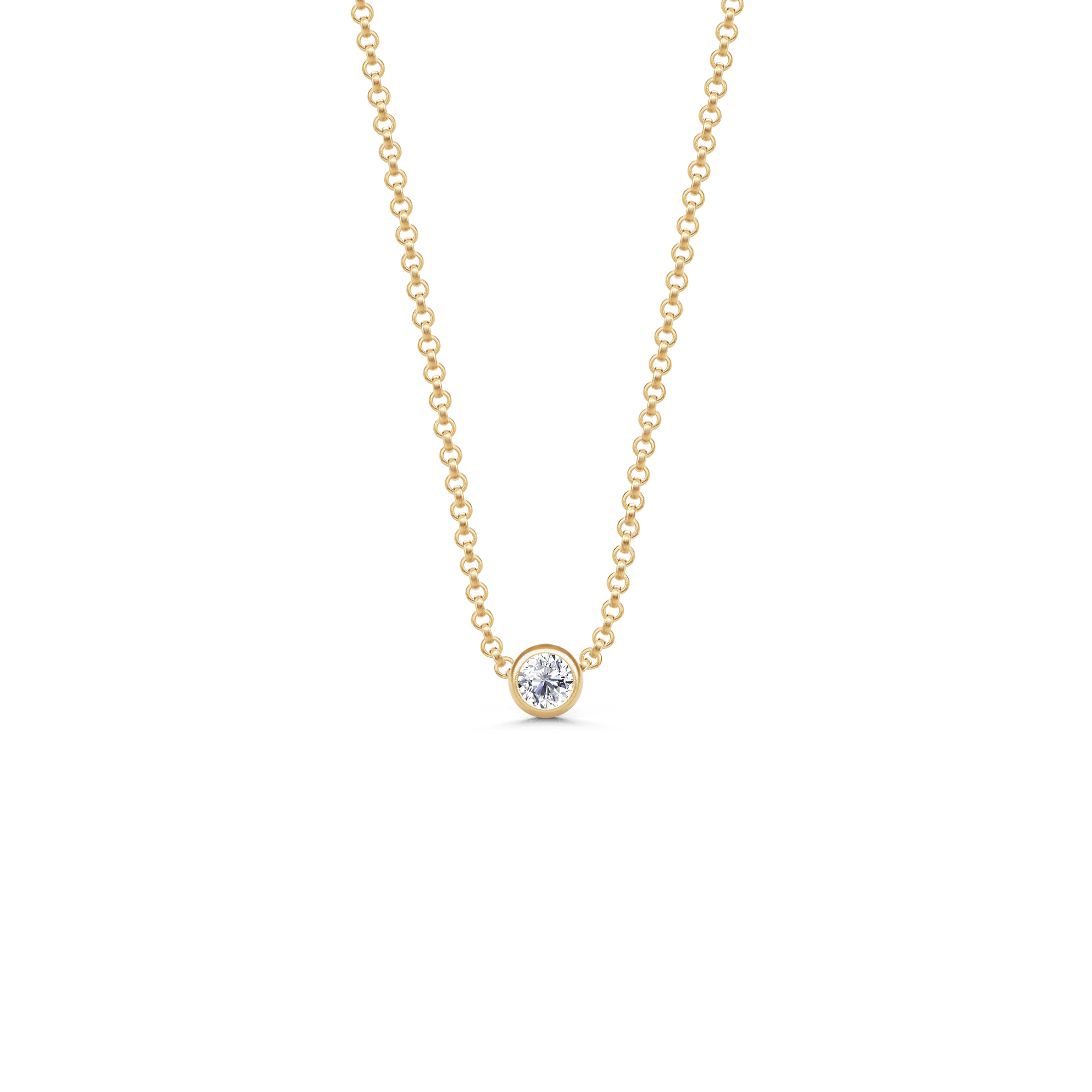 Se Luster Necklace Top Wesselton Diamond hos Julie Sandlau