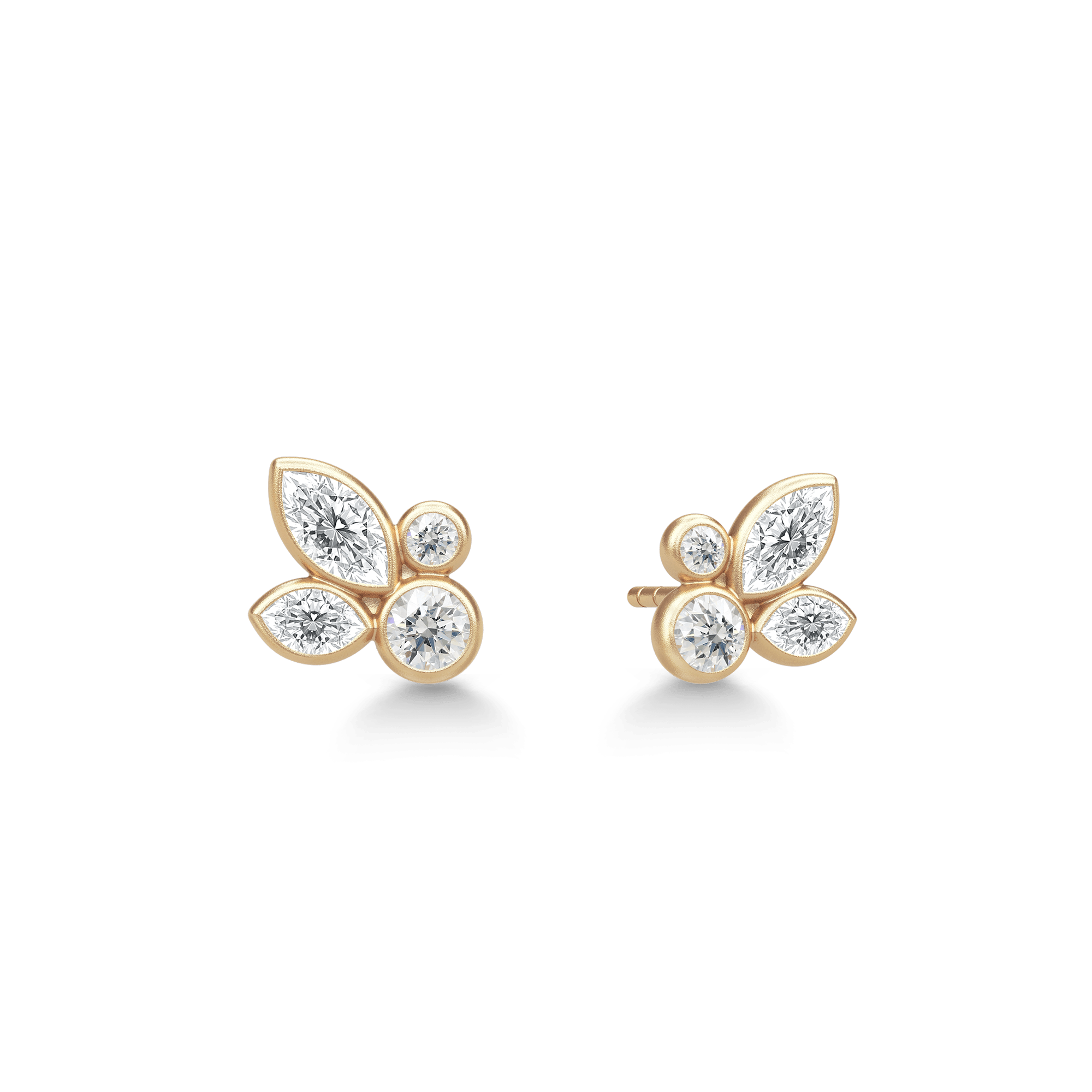 Billede af Poesy Earstud White Topaz