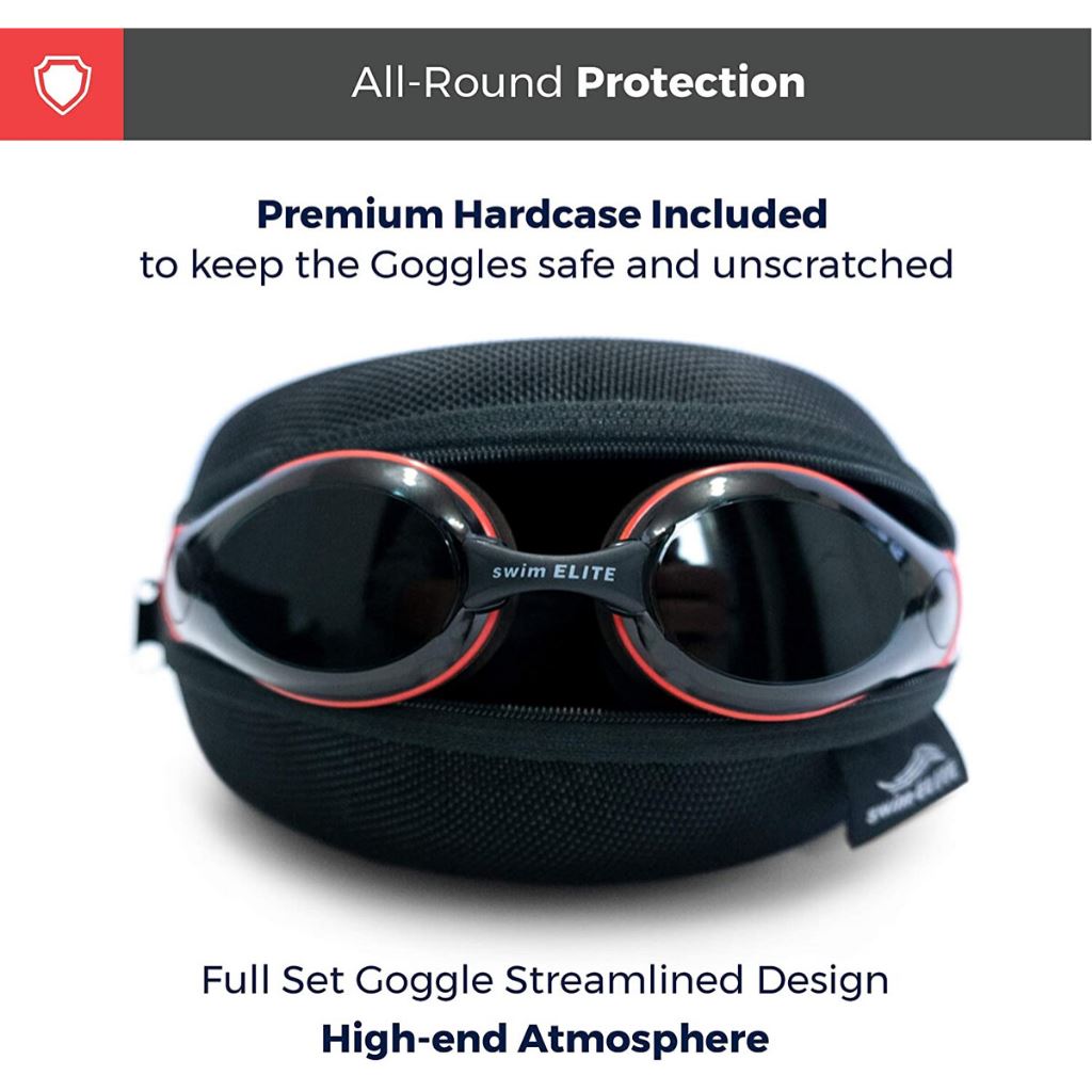 round swimming goggles