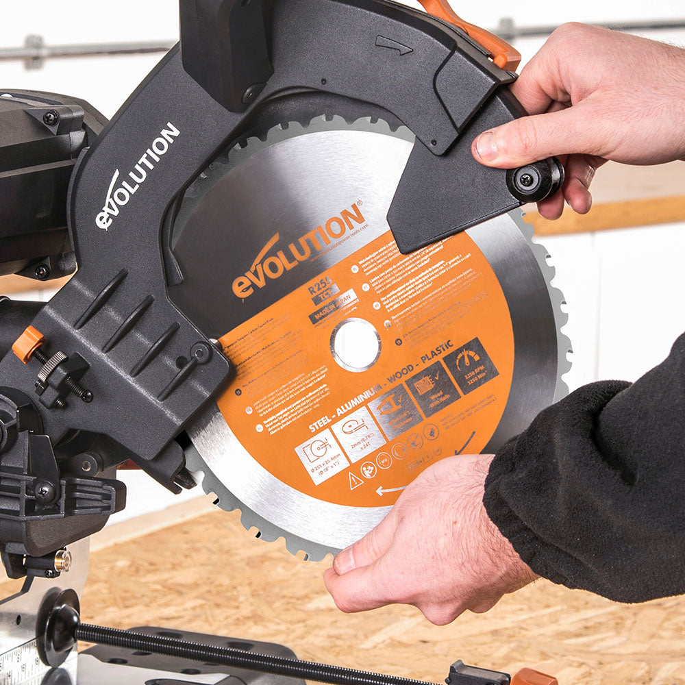 Evolution Concrete Saw with Diamond Blade, 9-in