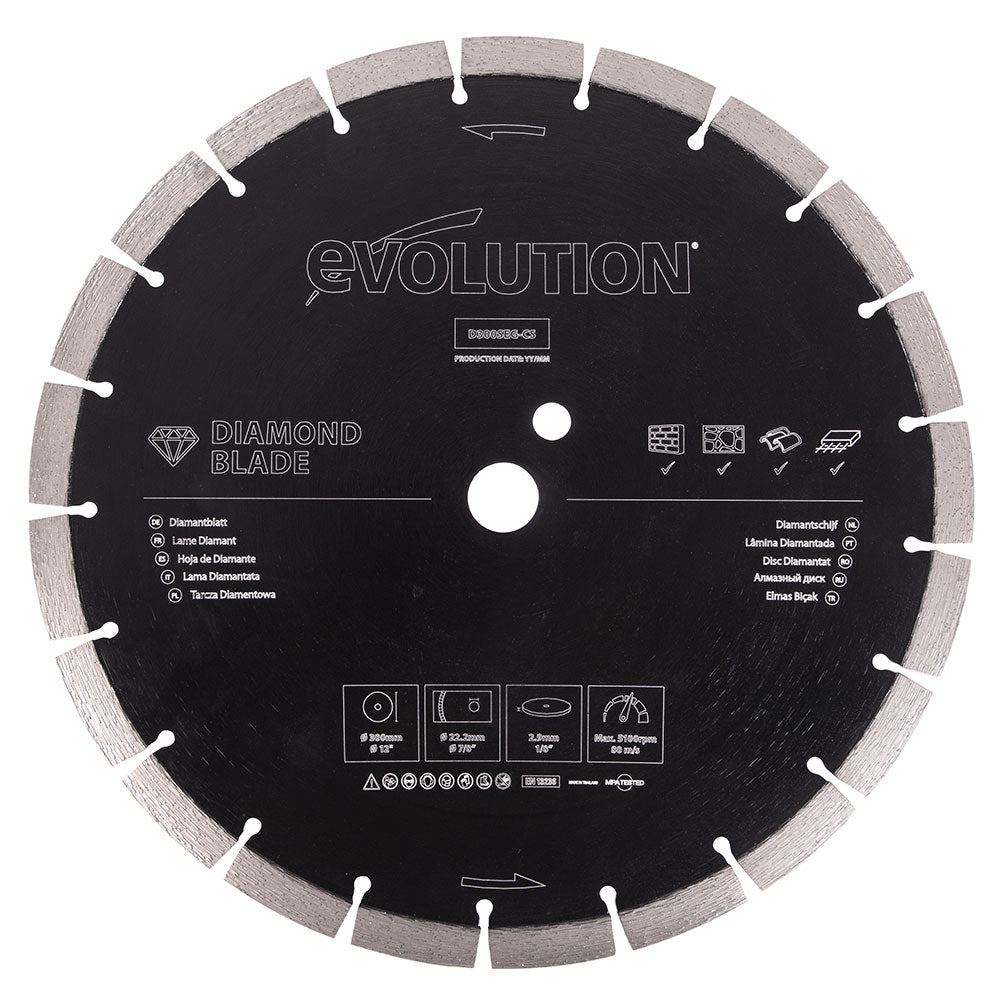 Disque diamant 300 mm à 40 mm universel Tyrolit - Prozon