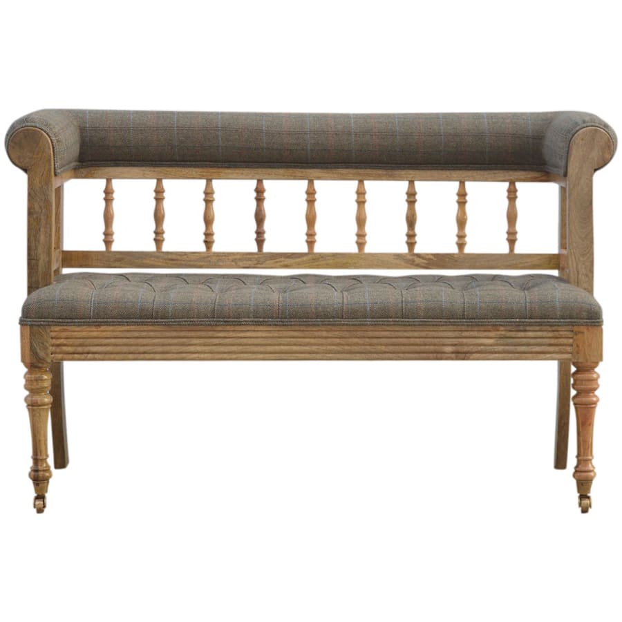 Benches In080 Boutique Artisan Furniture Luxurious 100 Solid Wood Hallway Bench The Sofa Lovers Limited