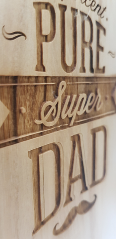 Engraved personalised wooden gift