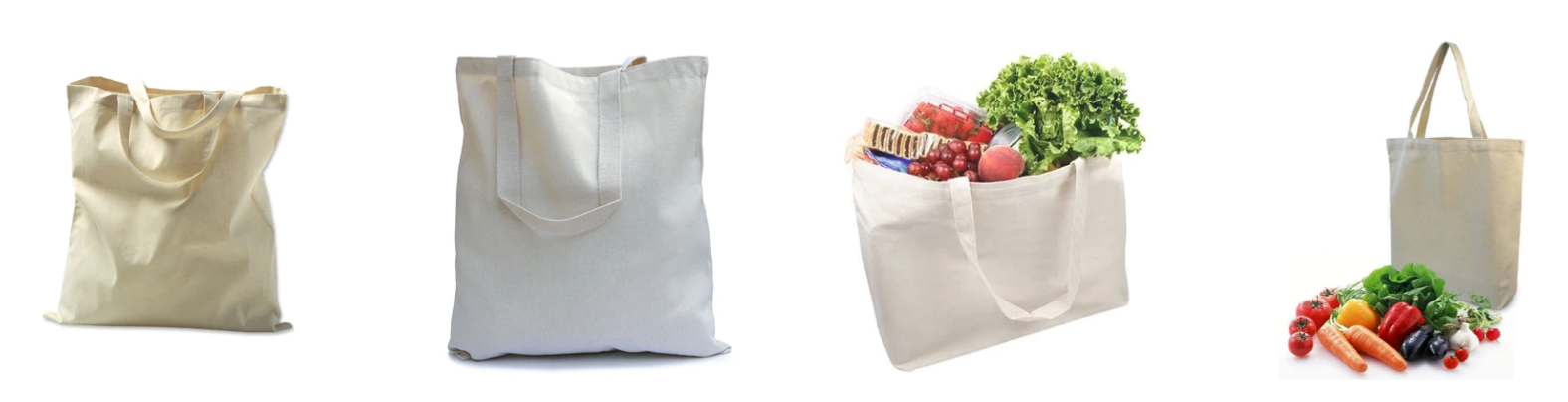Pergee has quality plain canvas cotton tote bags at affordable bulk prices.