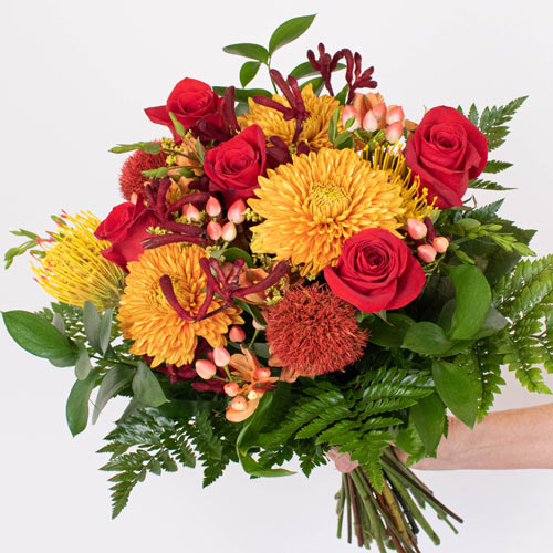 Rust and Riches Fall Bouquet - FlowerFix