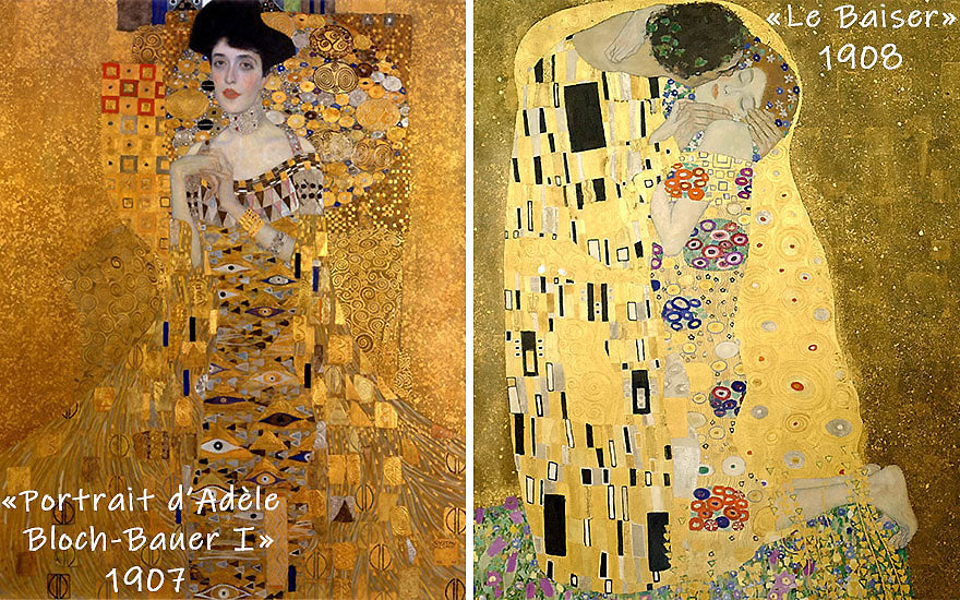 Triptyque Klimt  Mon Arbre et Moi