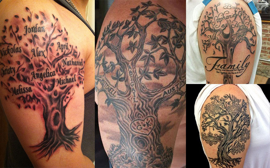 tatouage arbre de vie prénom