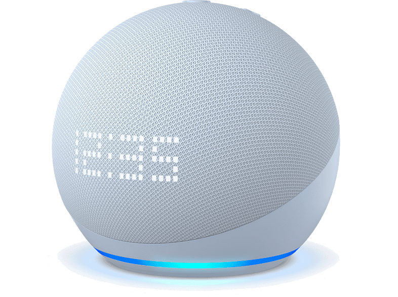 Nuevo Echo Dot 5.ª generación modelo de 2022 reloj altavoz inteligente y alexa gris azulado amazon 5ª