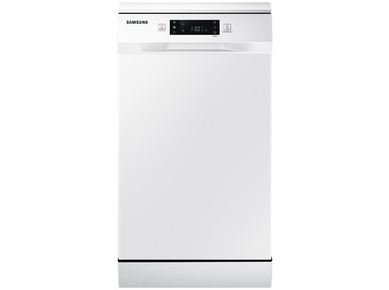 Lavavajillas - Samsung DW50R4070FW/EC, Independiente, 6 programas, 45 cm, AutoOpen, Blanco