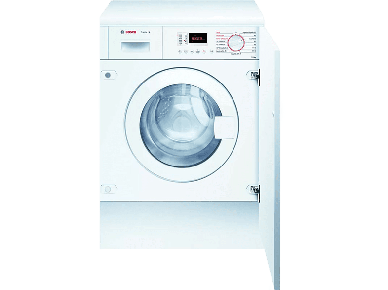 Lavadora secadora - Bosch WKD24362ES, 7kg+4kg, 15 programas, 1355 rpm, ActiveWater, Blanco