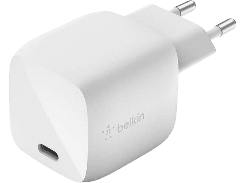 Cargador - Belkin ‎086D660, USB-C, 30W, Blanco