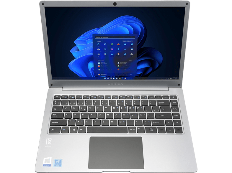 Portátil - Primux ioxbook 1406F, 14.1 FHD, Intel® Celeron® N4000, 4 GB RAM, 128 GB SSD, Windows 11 Pro, Plata