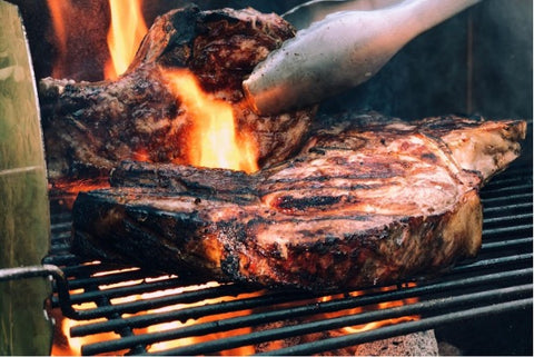 Reverse searing the steak