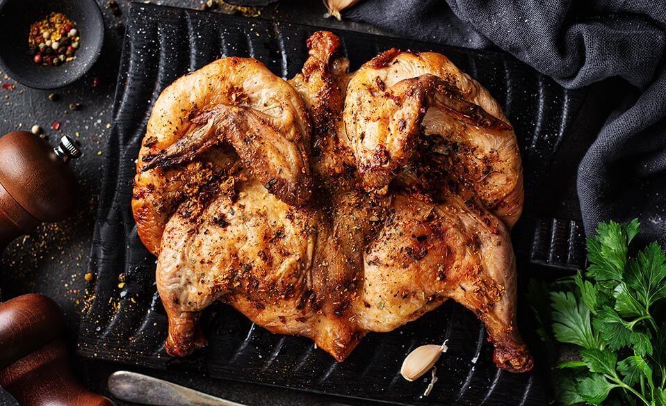 An image of roasted chicken
