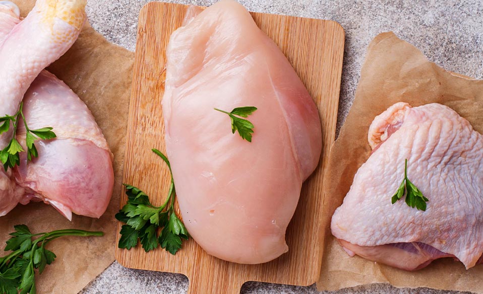 An image of raw chicken