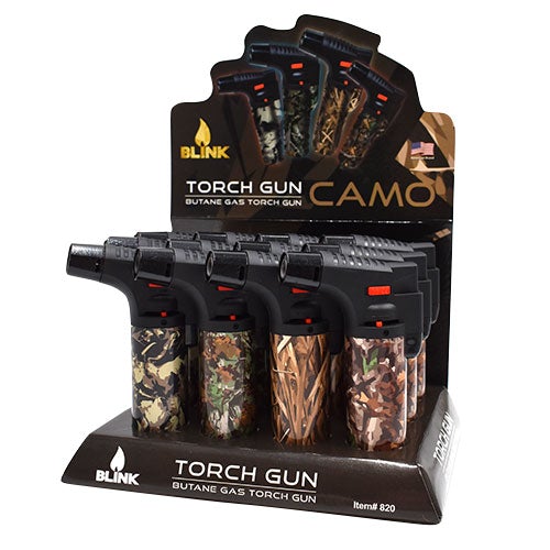 Blink Torch Display - Camo Design Item 820 - (12 Count Display)
