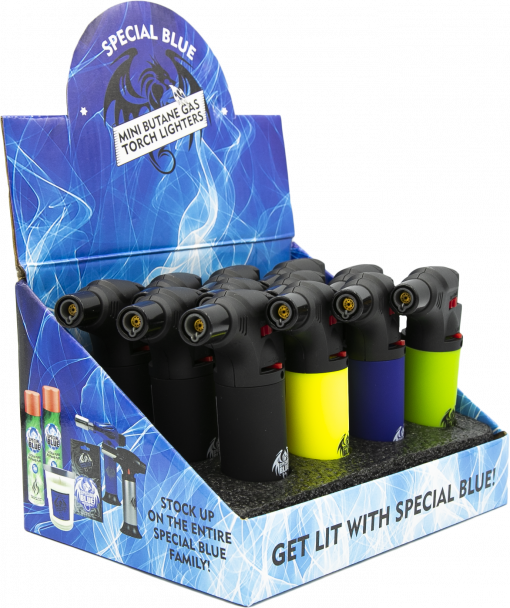 Special Blue Bernie Rubber Torch Lighter - (12 Count Display)