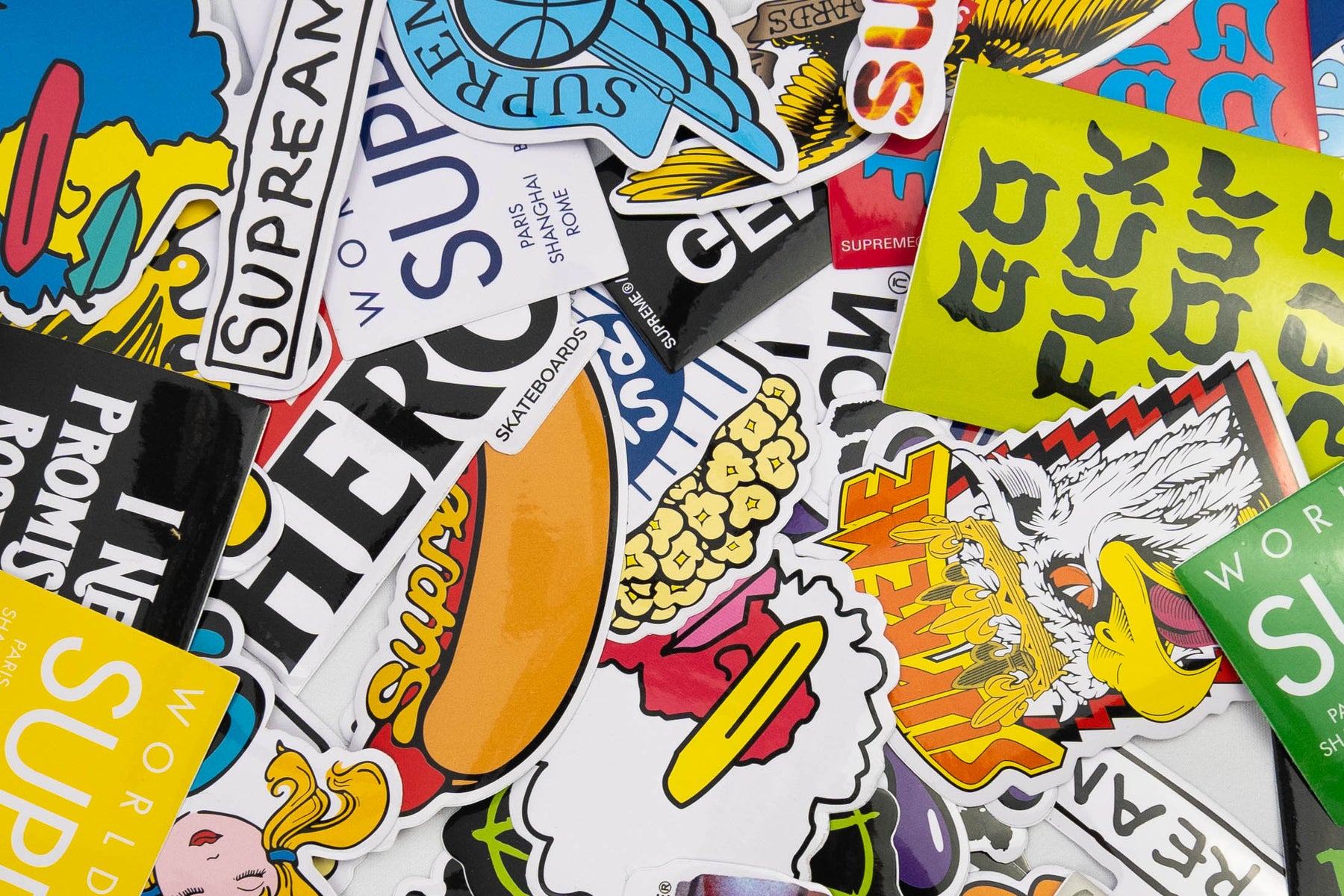 Supreme Sticker Pack (10 Stickers) – Hypebeast Hideaway