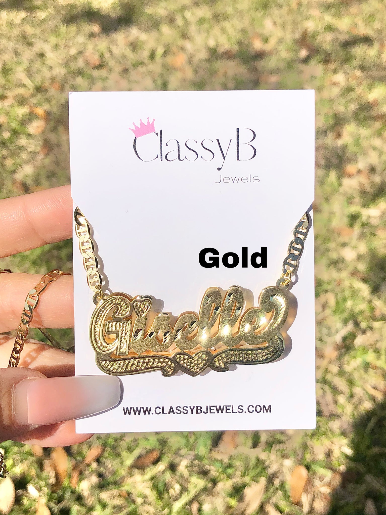 gucci nameplate necklace