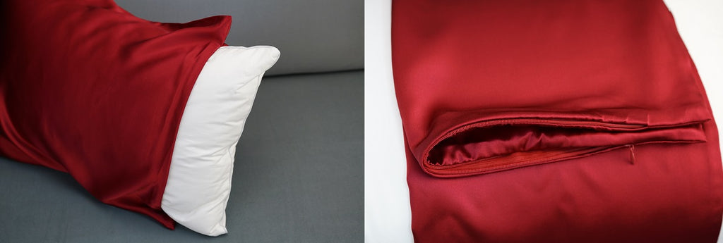 Silk Pillowcase zip