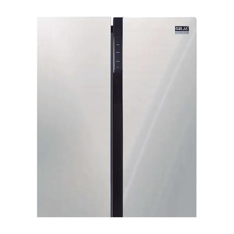 Refrigerador Doble Puerta Plateado Marca Drija