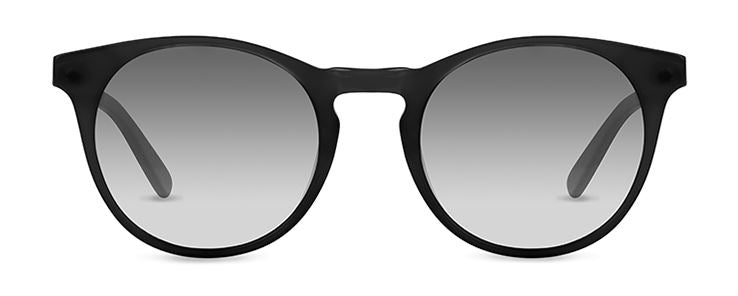 Percy Matte Black with Grey to White Lenses Sunglasses | FINLAY