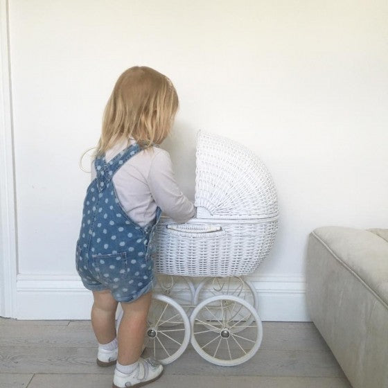 wicker pram toy