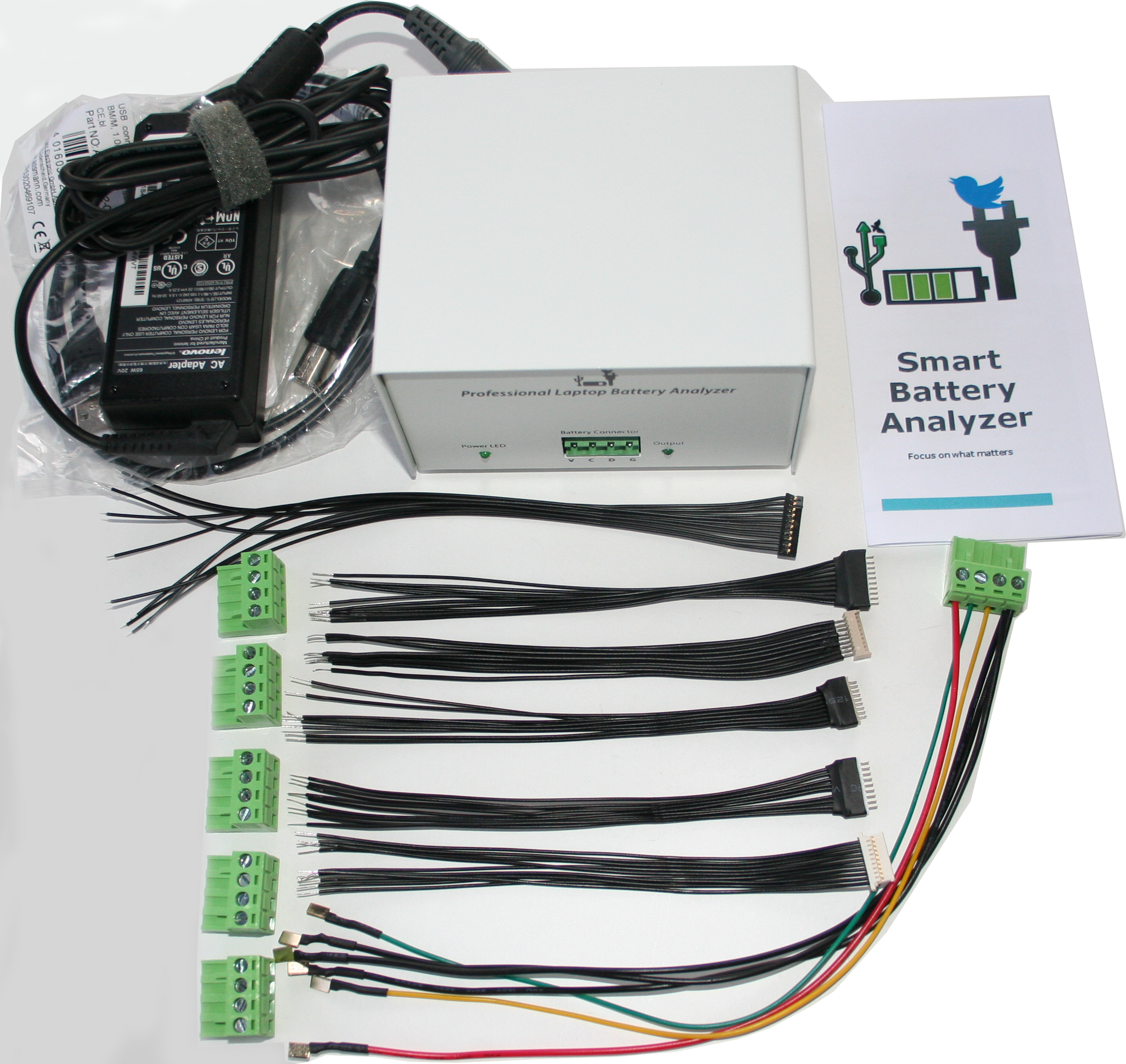 Professional Laptop Battery Analyzer to Charge Discharge Calibrate Test