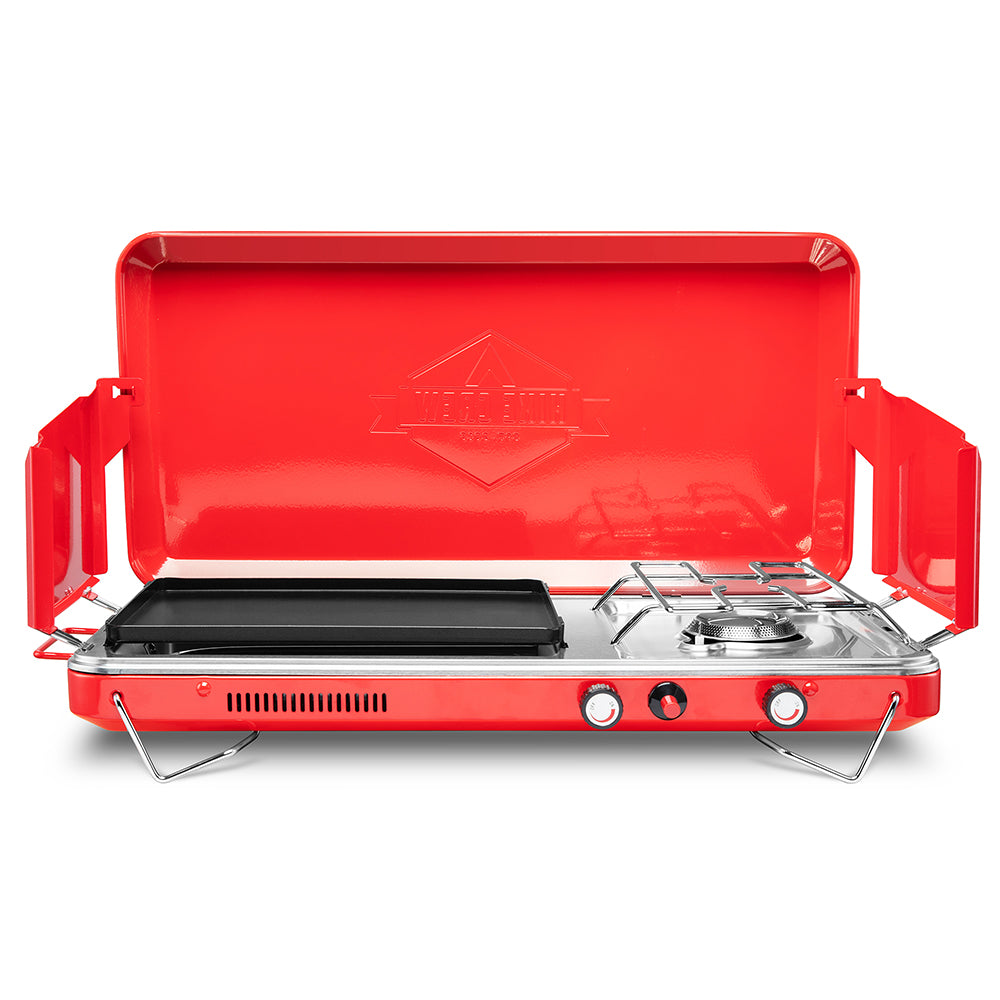 PORTABLE GAS KITCHEN 1 OVEN BURNER ELECTRONIC IGNITION BARBECUE CAMPING