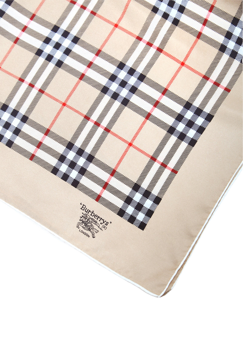 Arriba 72+ imagen burberry classic silk scarf