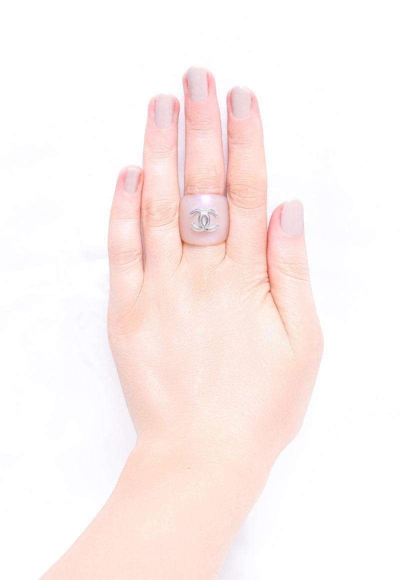 chanel resin ring