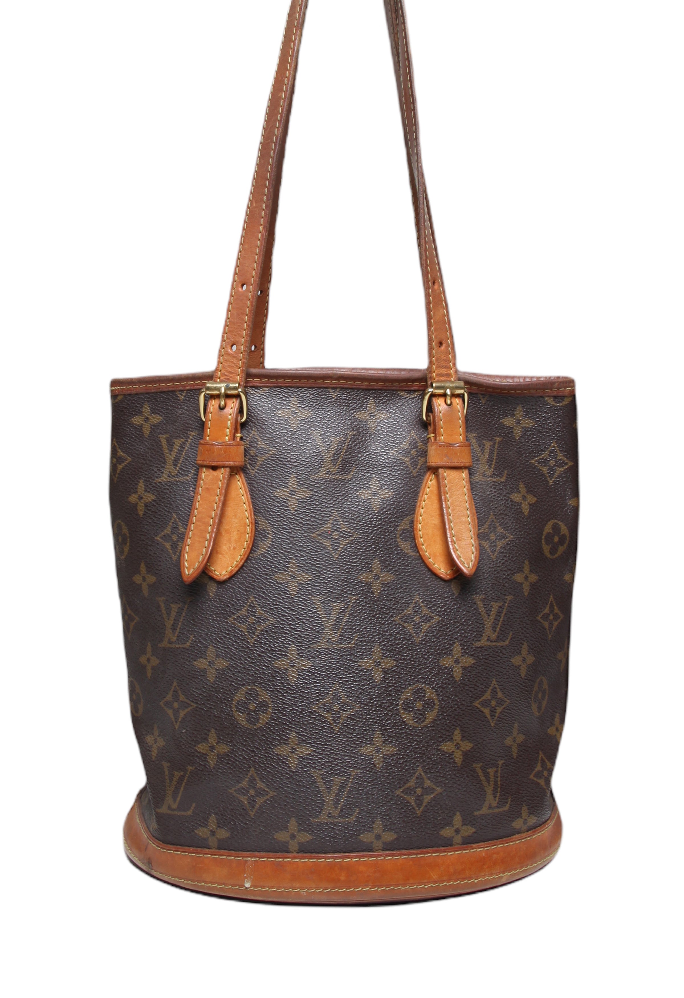 Louis Vuitton Vintage Bucket Bag Denim Red  STYLISHTOP