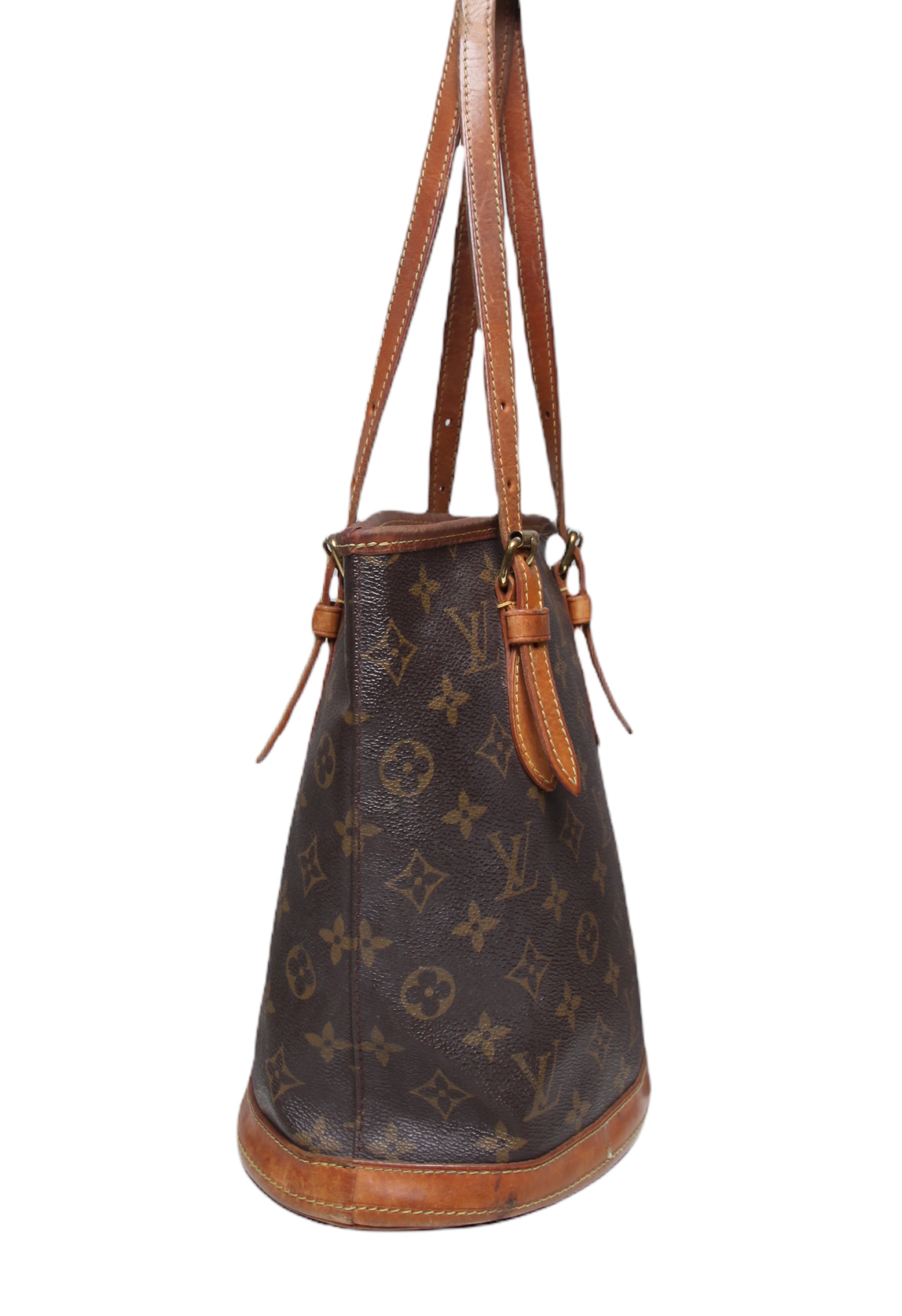 Louis Vuitton Monogram Canvas Petit Bucket Bag on SALE  Saks OFF 5TH
