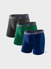 Separatec Men's High-end Micro Modal Dual Pouch Boxer Briefs Underwear -  Separatec-CA