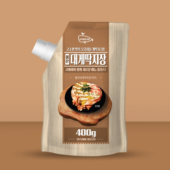 韓國便利店大熱紅蟹蟹膏醬(豪華家用裝400g)