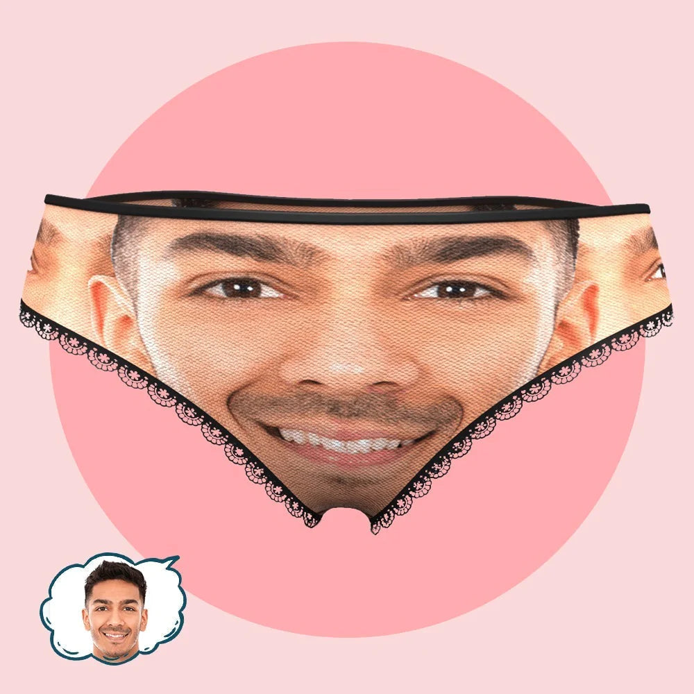 3D Preview Custom Face Womens Panties Boyfriend Face