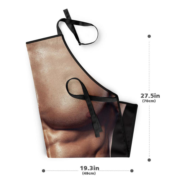 Custom Fun Cooking Apron Muscle and Bikini Pattern - Valentine's Day Gift