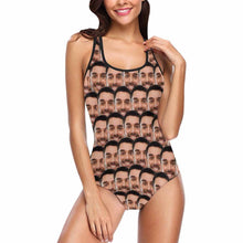 Custom Face Mash Photo Women's One Piece Sexy Swimsuit