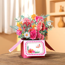 Carnation Cute Pop up Flower Box for Mother's Day