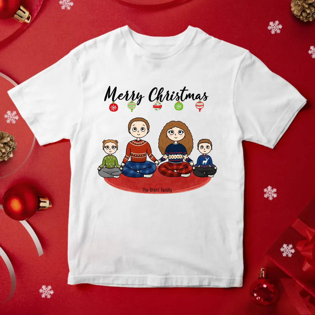 Custom Clipart T-shirt Merry Christmas