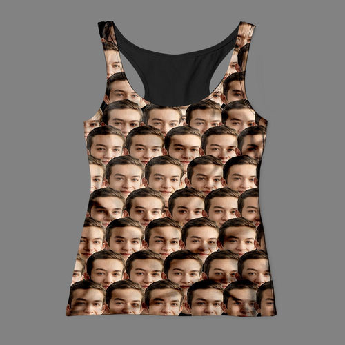 Custom Tank Top Face Mash