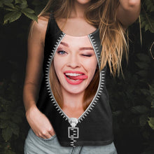 Custom Face Tank Top Zipper