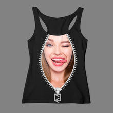 Custom Face Tank Top Zipper