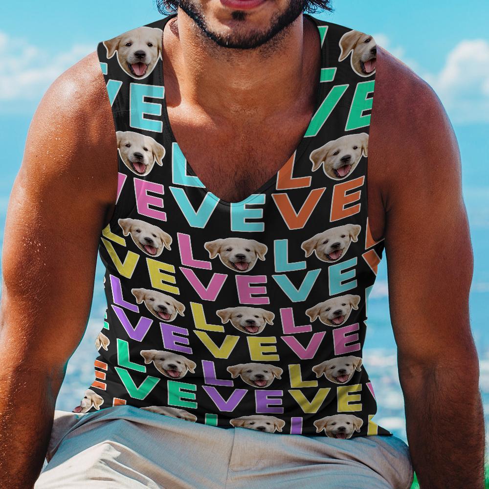 Custom Face Tank Top LOVE