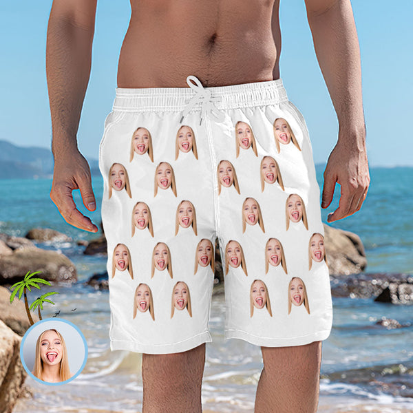 White Beach Shorts