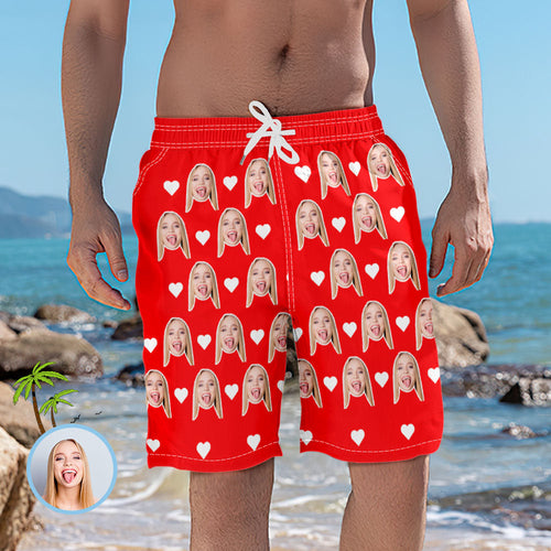 Red Beach Shorts