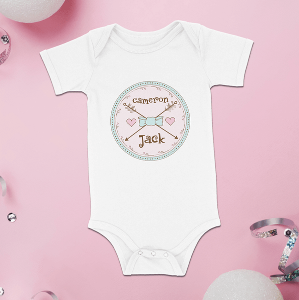 Personalized Baby Bodysuits Onesie Custom Name